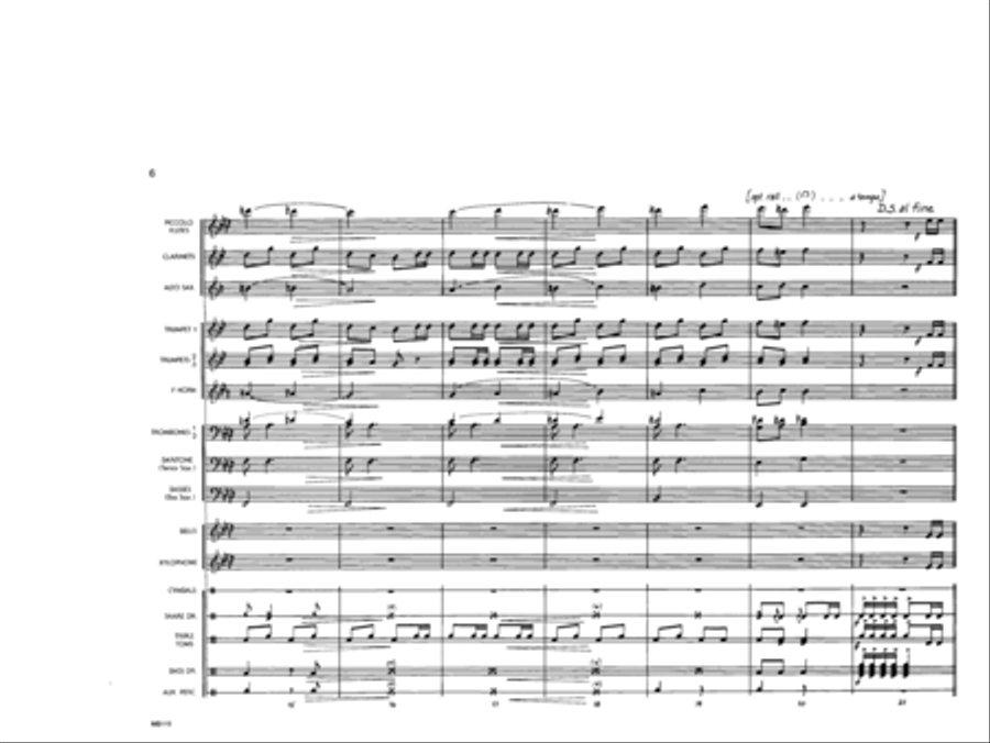 Bleacher Features Set #3 Bleacher Features Set #3 Marching Band scores gallery preview page 7