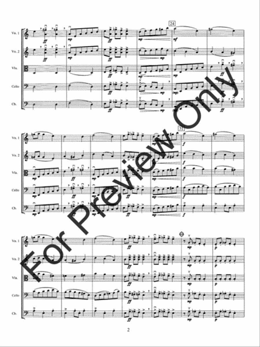 Waltz of the Wicked String Orchestra scores gallery preview page 5