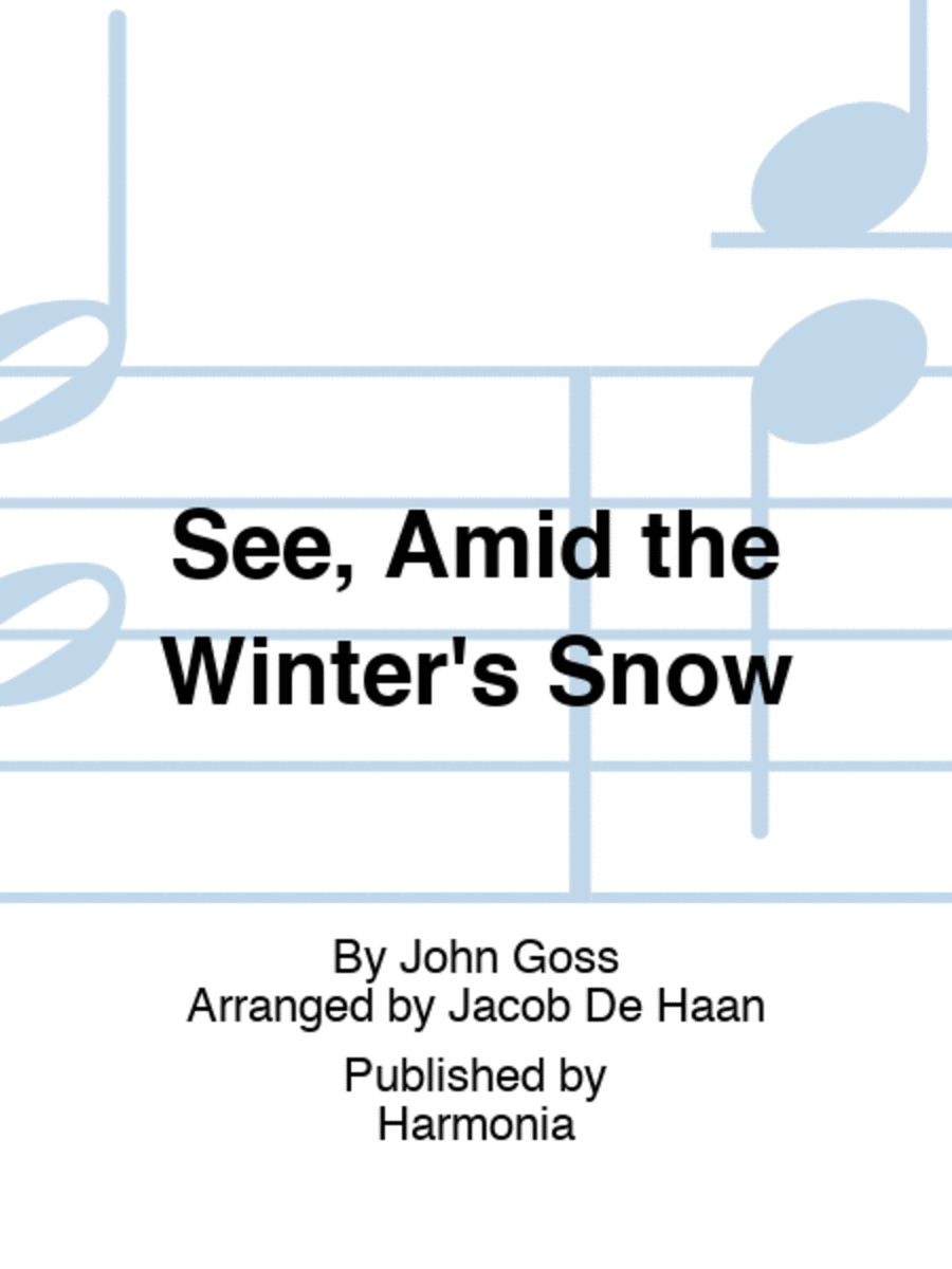 See, Amid the Winter's Snow 4-Part scores gallery preview page 1