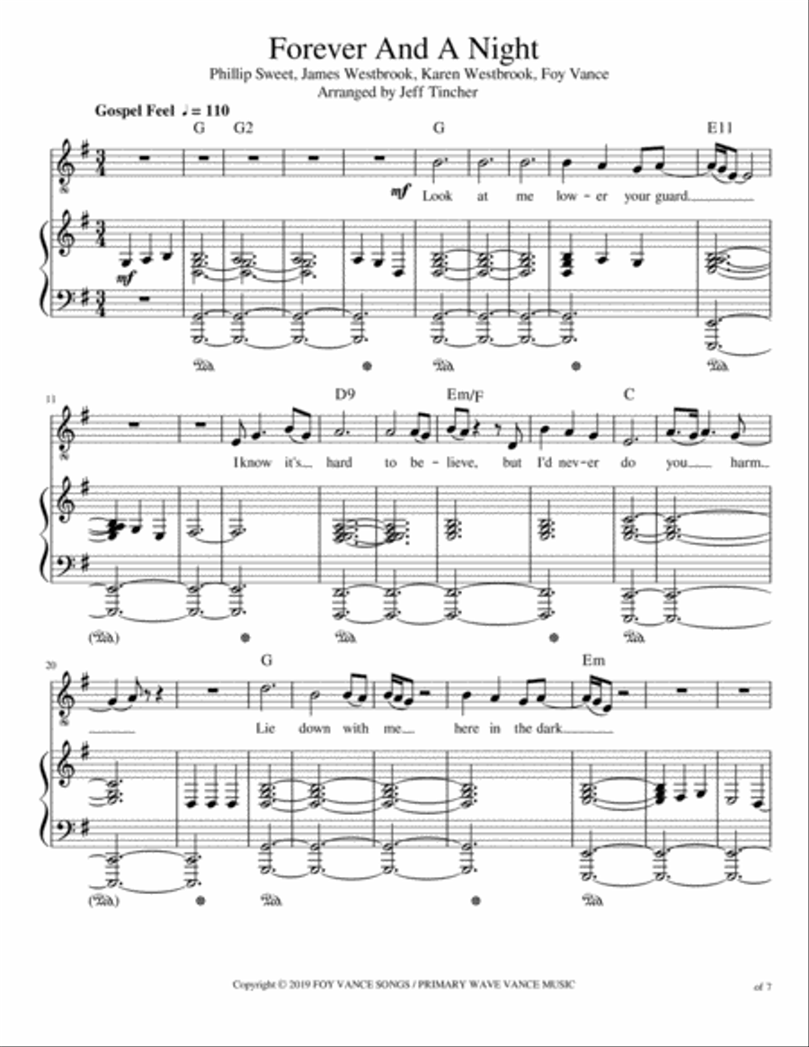 Forever And A Night Voice scores gallery preview page 2