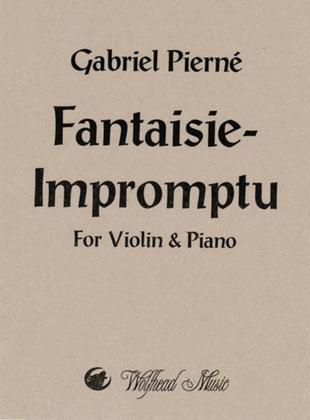 Book cover for Fantaisie-Impromptu, op. 4