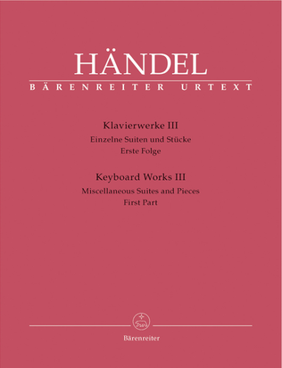 Book cover for Keyboard Works, Volume 3