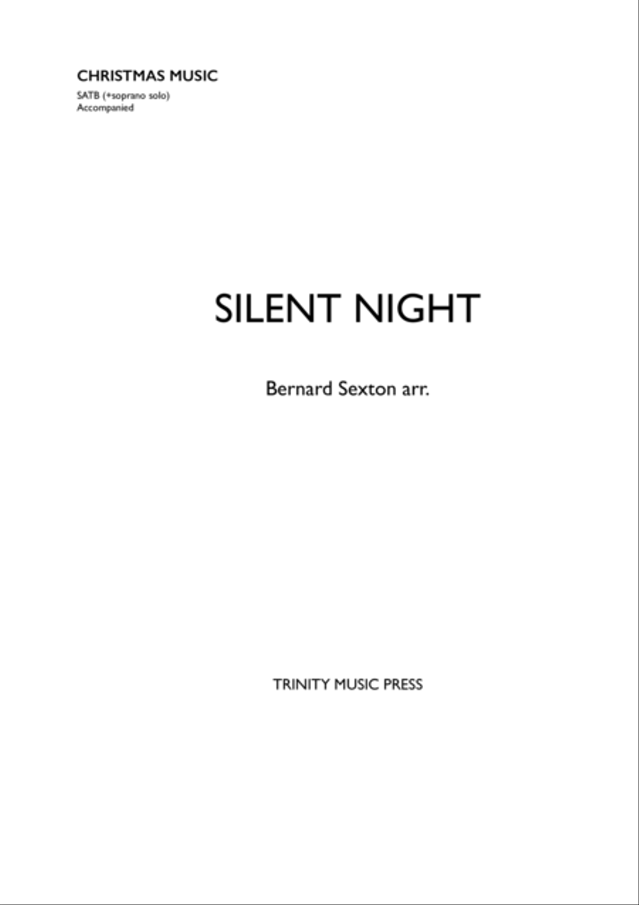 Silent Night (arr.) 4-Part scores gallery preview page 1