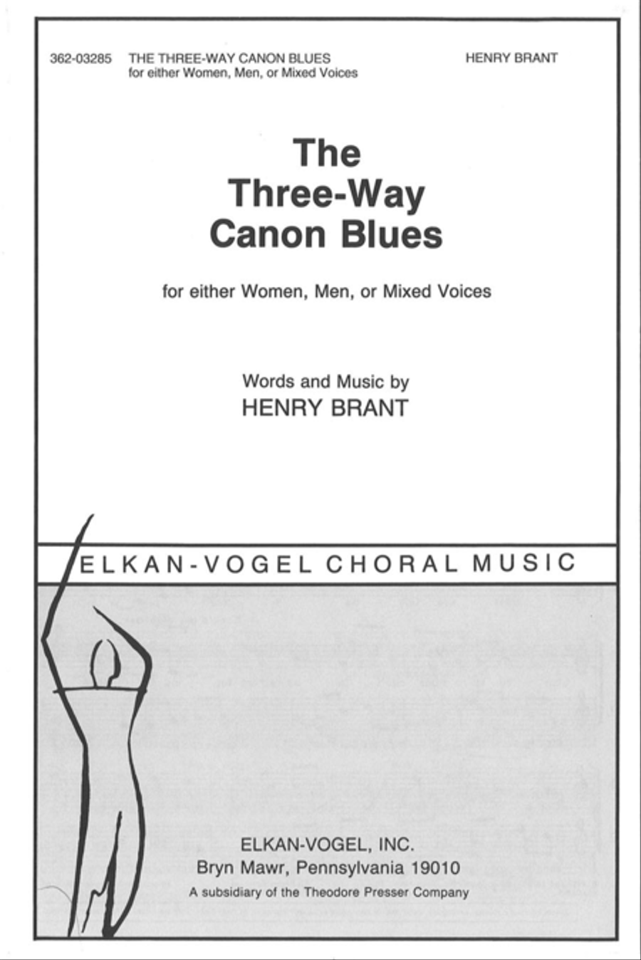 The Three-Way Canon Blues Choir scores gallery preview page 1