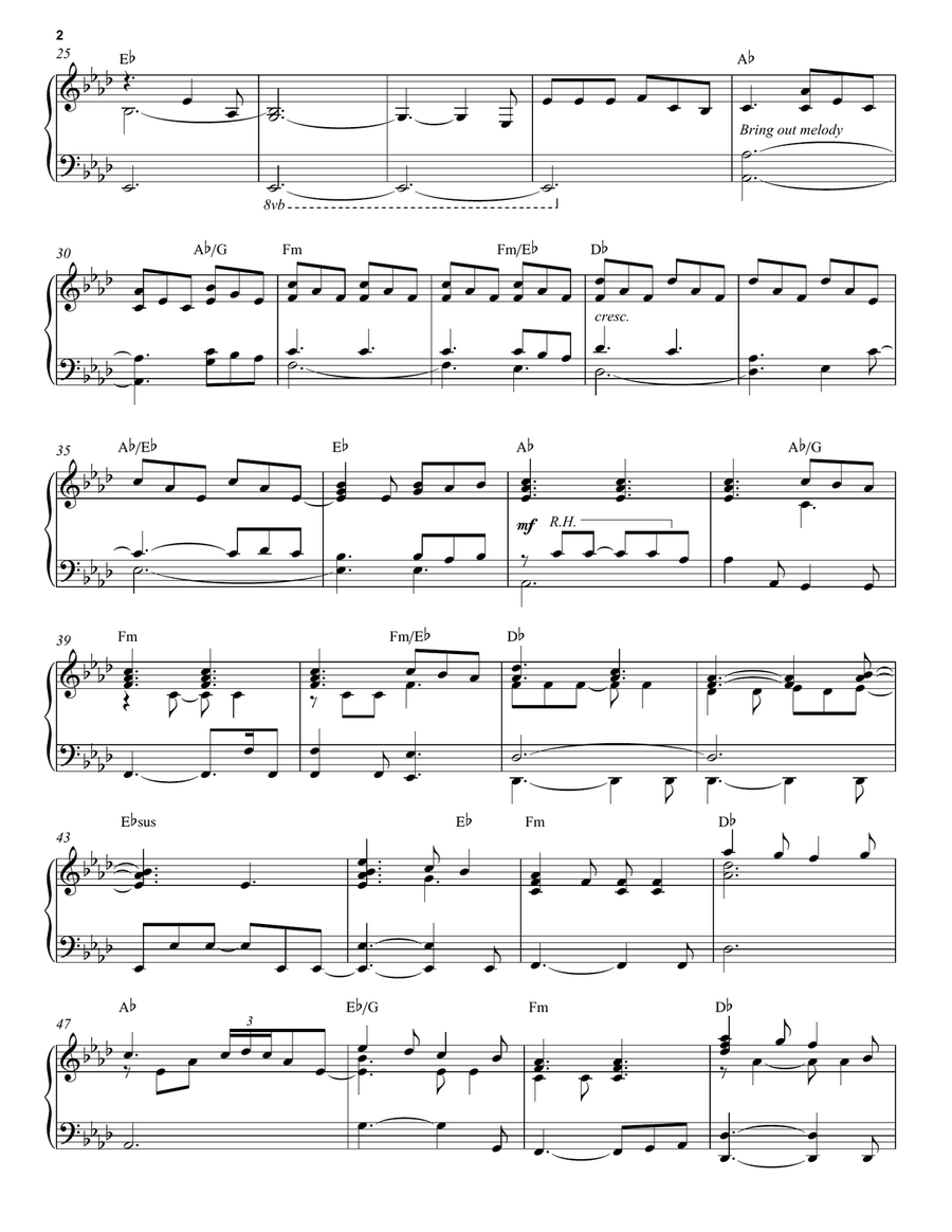 Perfect (arr. Jon Schmidt) Piano Solo scores gallery preview page 2