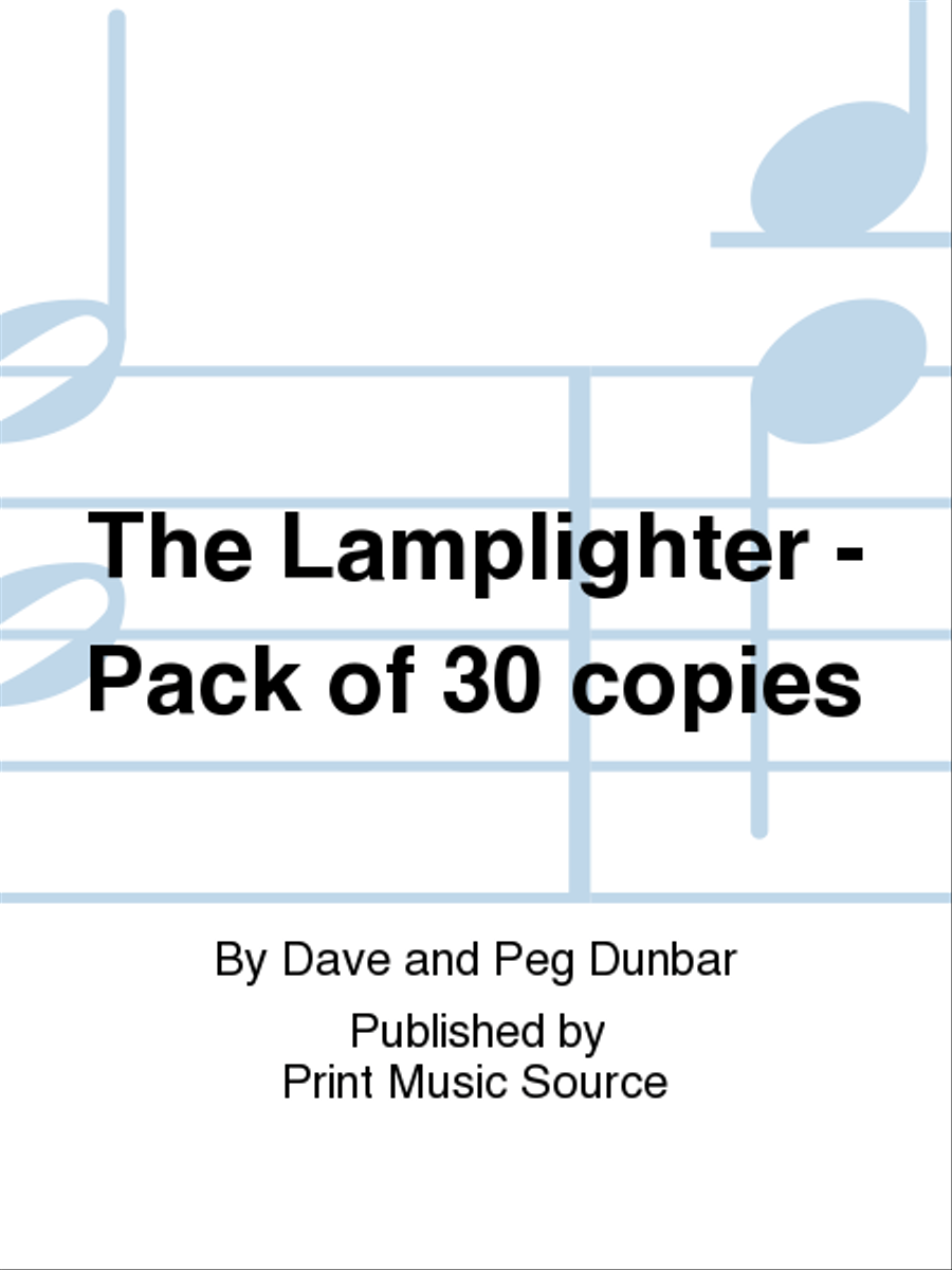 The Lamplighter - Pack of 30 copies SSAA scores gallery preview page 1