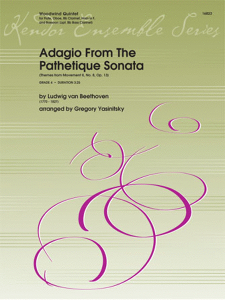 Adagio From The Pathetique Sonata (Themes From Movement II, No. 8, Op. 13)