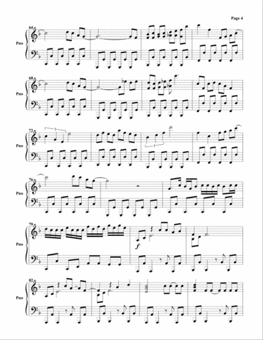 Tonight She Comes Tonight She Comes Piano Solo scores gallery preview page 4