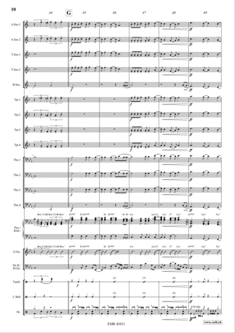 Manhattan Skyline Manhattan Skyline Big Band scores gallery preview page 10