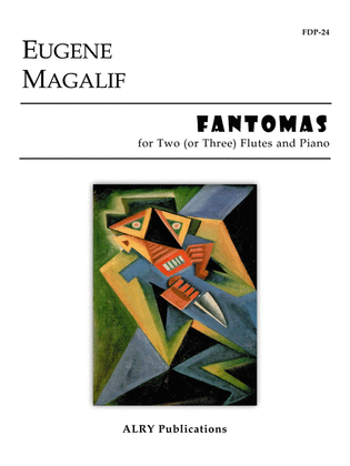 Book cover for Fantomas for Two (or Three) Flutes and Piano