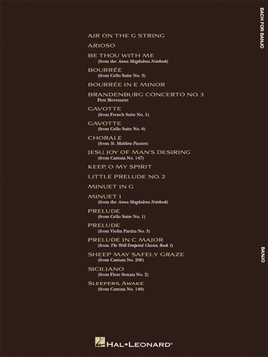 Bach for Banjo Banjo scores gallery preview page 6