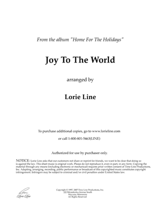 Joy To The World (from Home For The Holidays)