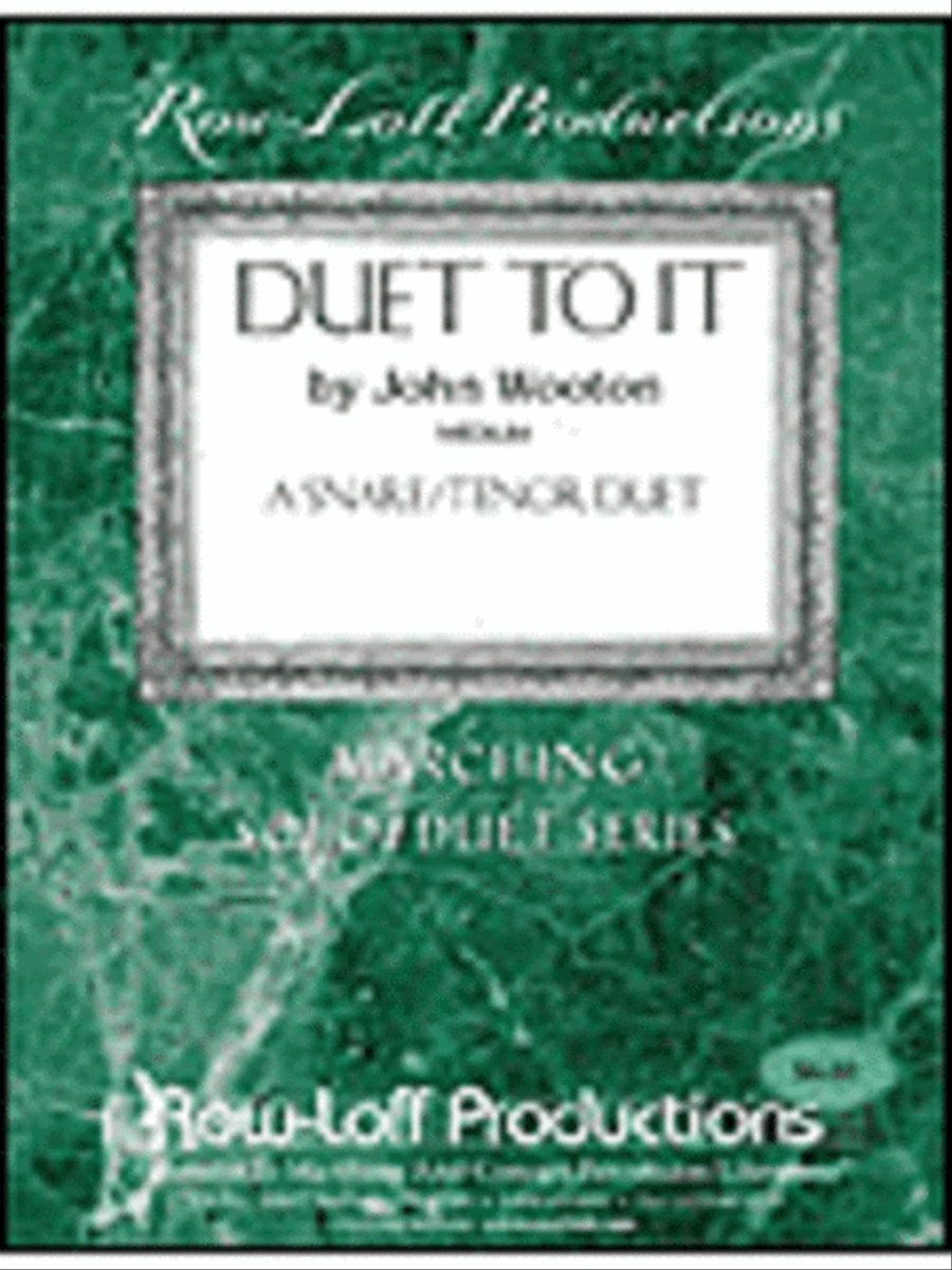 Duet To It - Snare Drum/Tenor Drum Percussion scores gallery preview page 1