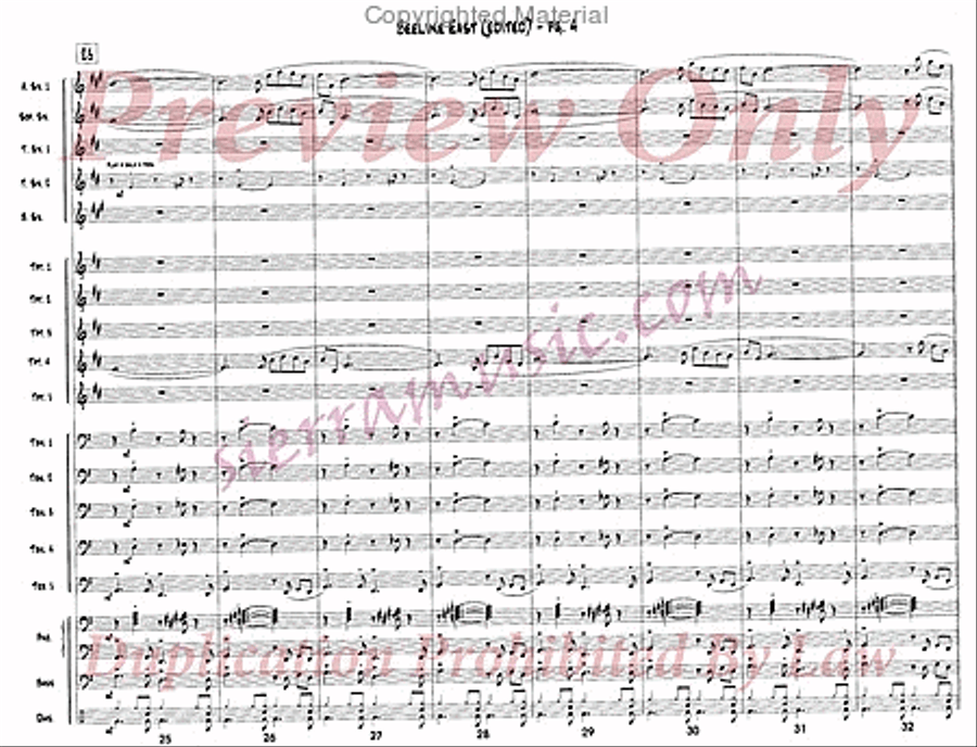 Beeline East Beeline East Jazz Ensemble scores gallery preview page 5