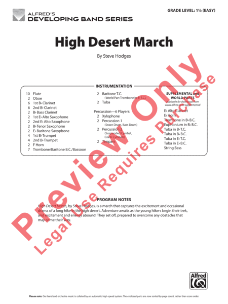 High Desert March