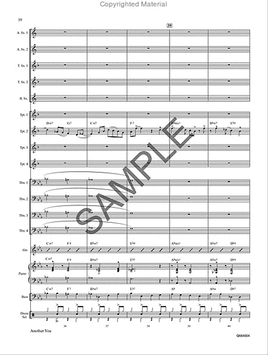 Another You Jazz Ensemble scores gallery preview page 11