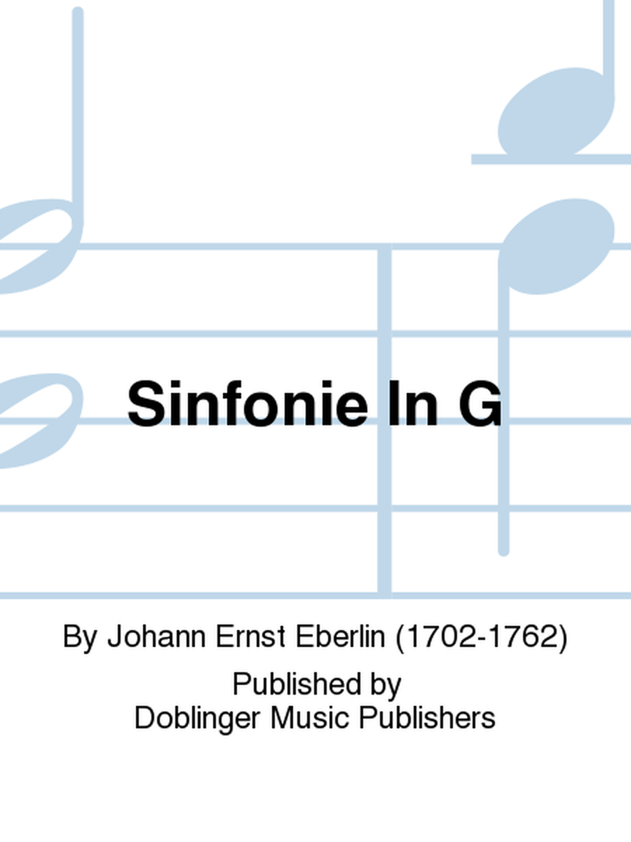 Sinfonie in G