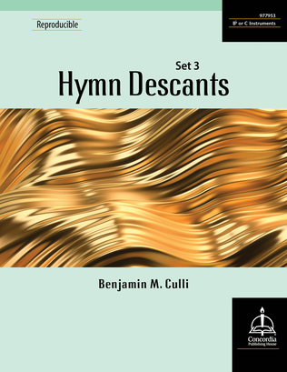 Book cover for Hymn Descants, Set 3