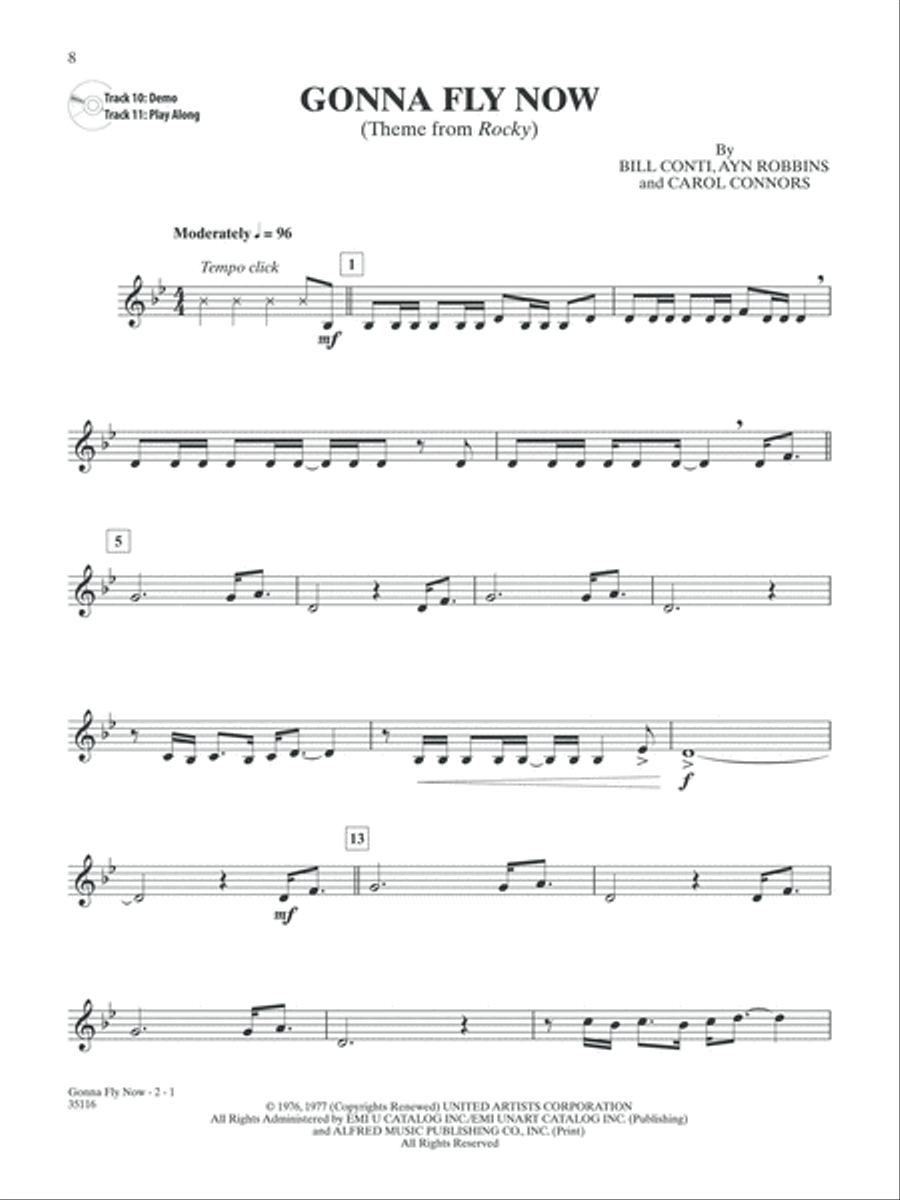 Classic Movie Instrumental Solos Horn Solo scores gallery preview page 3