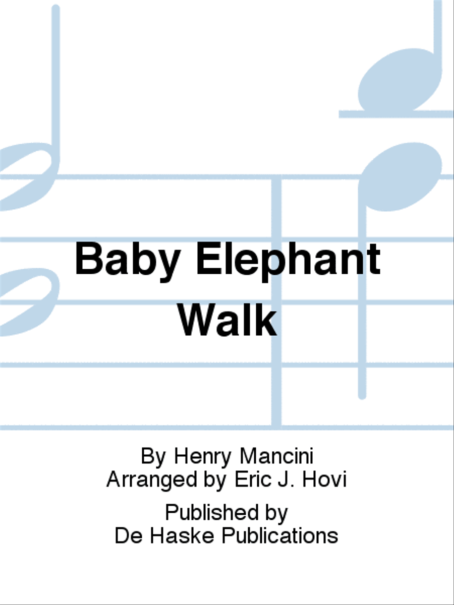 Baby Elephant Walk Clarinet Quartet scores gallery preview page 1