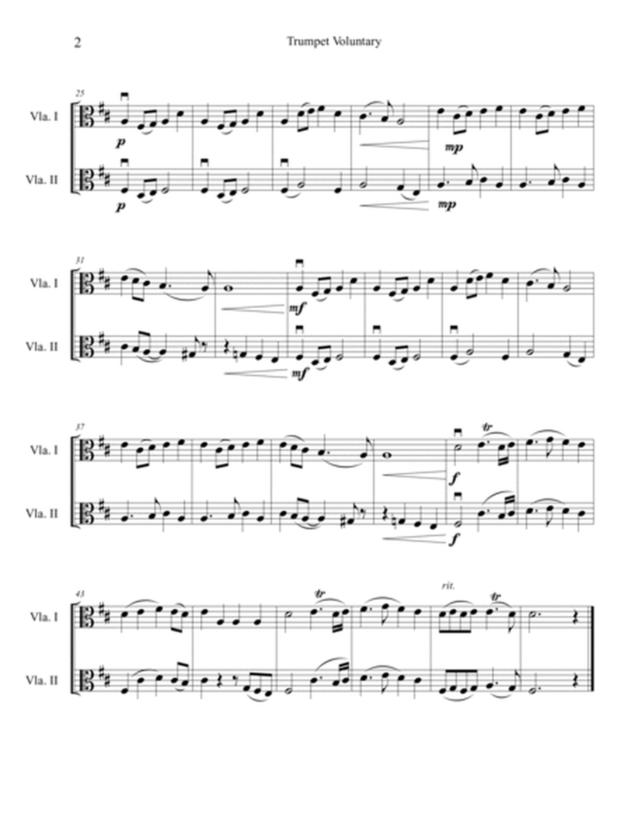 Trumpet Voluntary (Viola Duet) image number null
