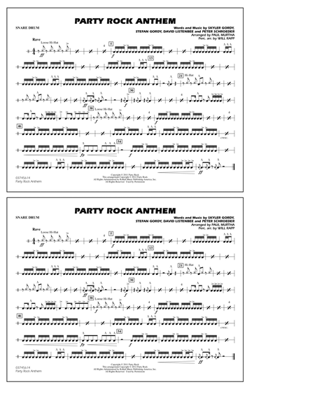 Party Rock Anthem - Snare Drum