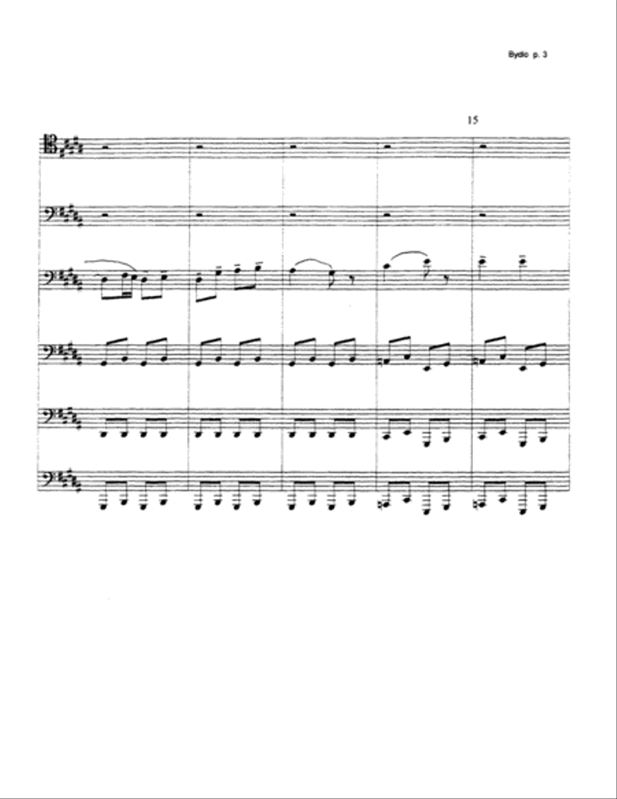 Bydlo Euphonium scores gallery preview page 4