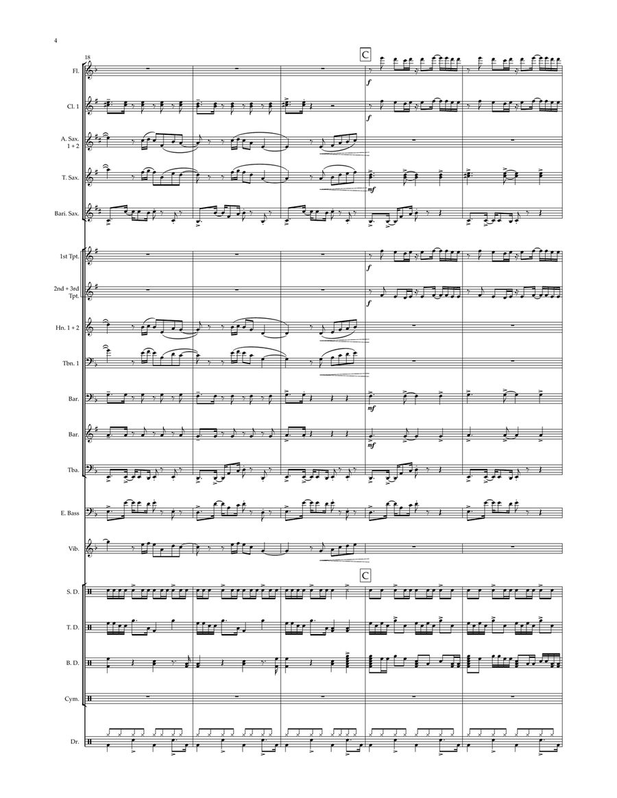Espresso Marching Band scores gallery preview page 4
