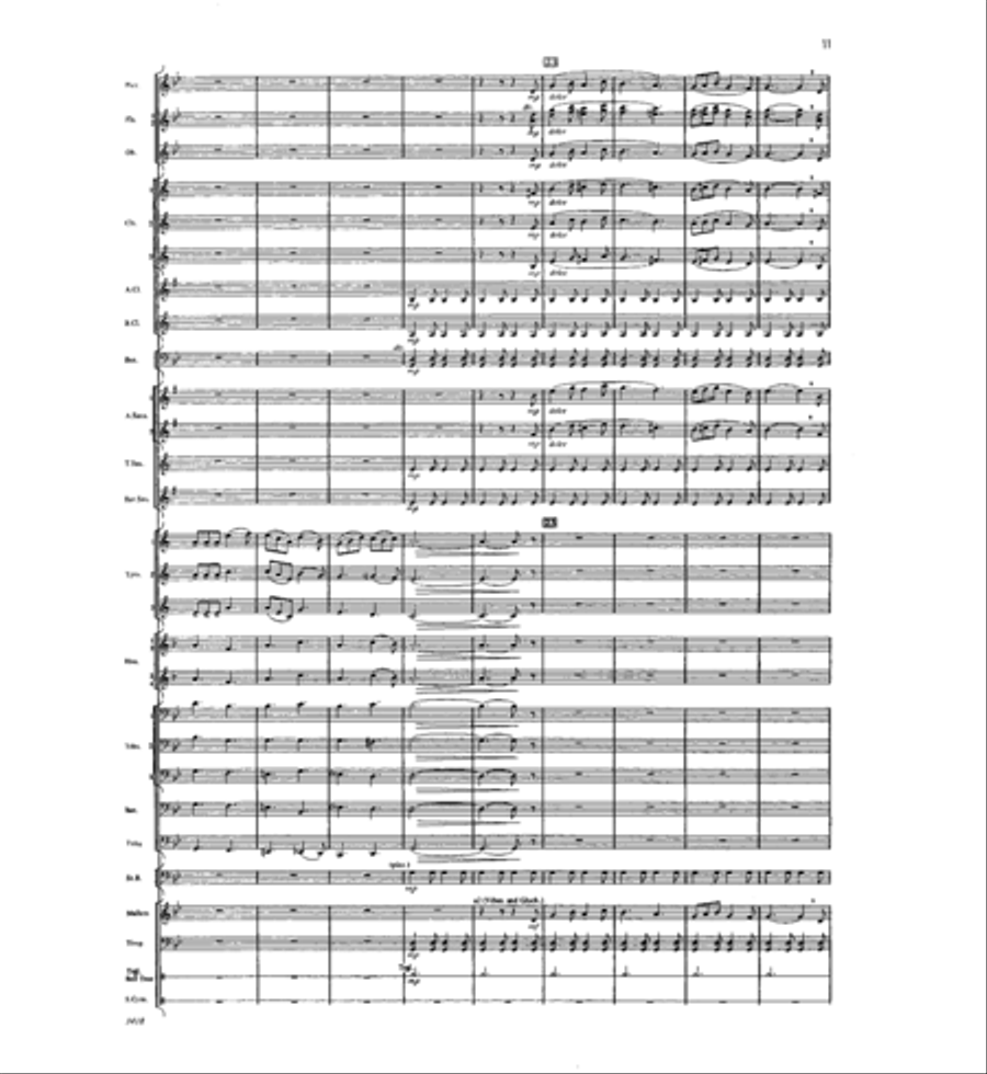 Three Folk Miniatures Concert Band scores gallery preview page 9