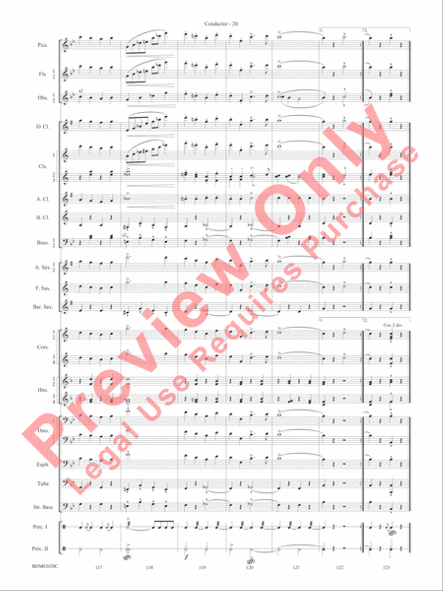 Golden Jubilee Concert Band scores gallery preview page 23