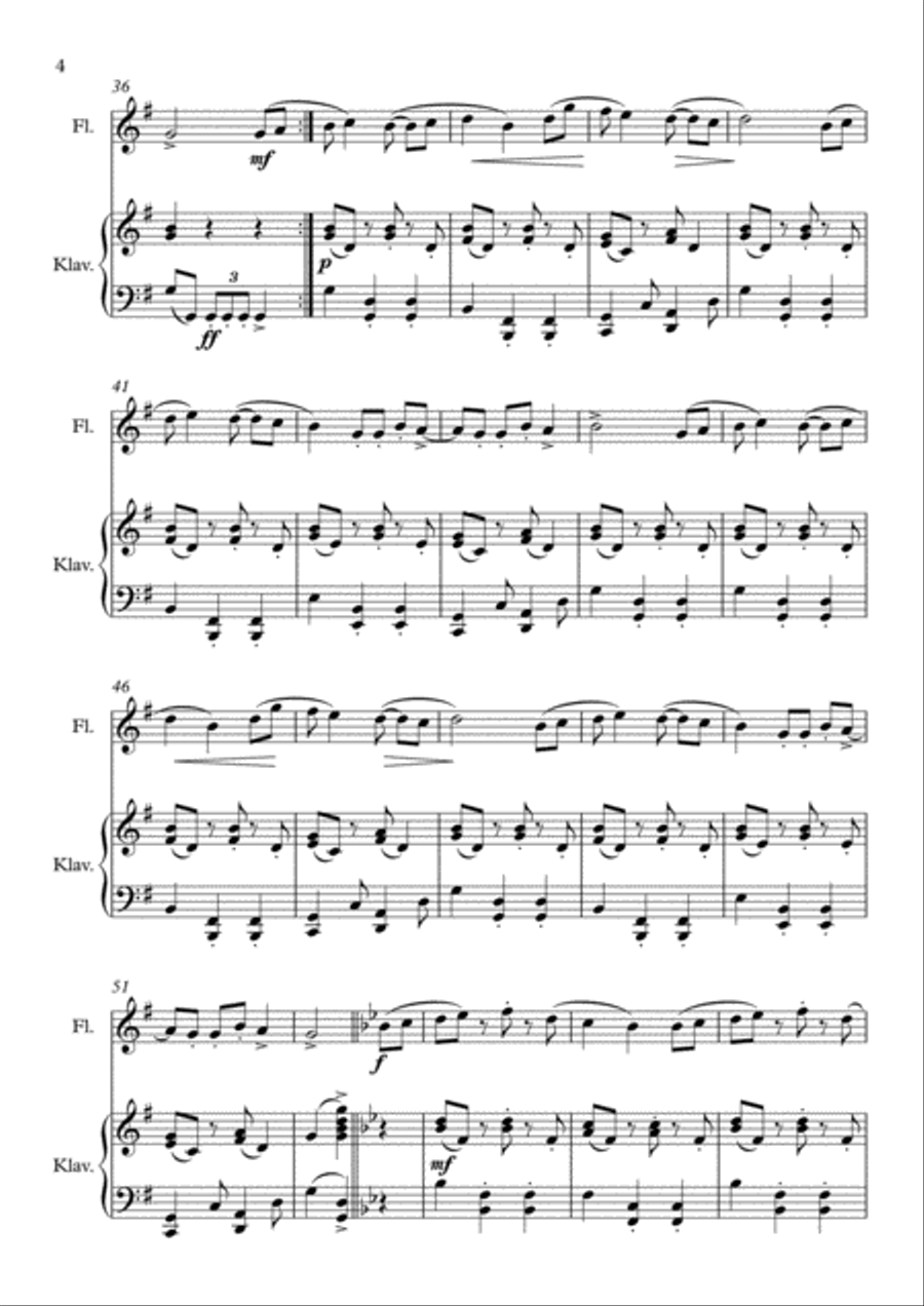 A Chilean around the World Woodwind Duet scores gallery preview page 4