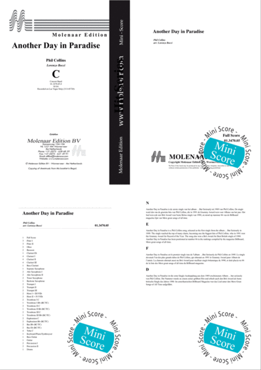 Another Day in Paradise Concert Band scores gallery preview page 2