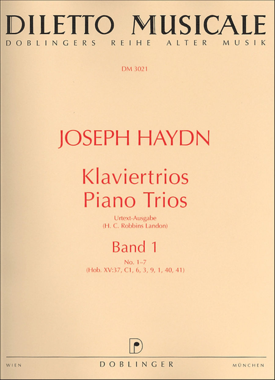 Klaviertrios Band 1 Nr. 1-7 Piano Trio scores gallery preview page 1