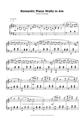 Romantic Piano Waltz in A Minor