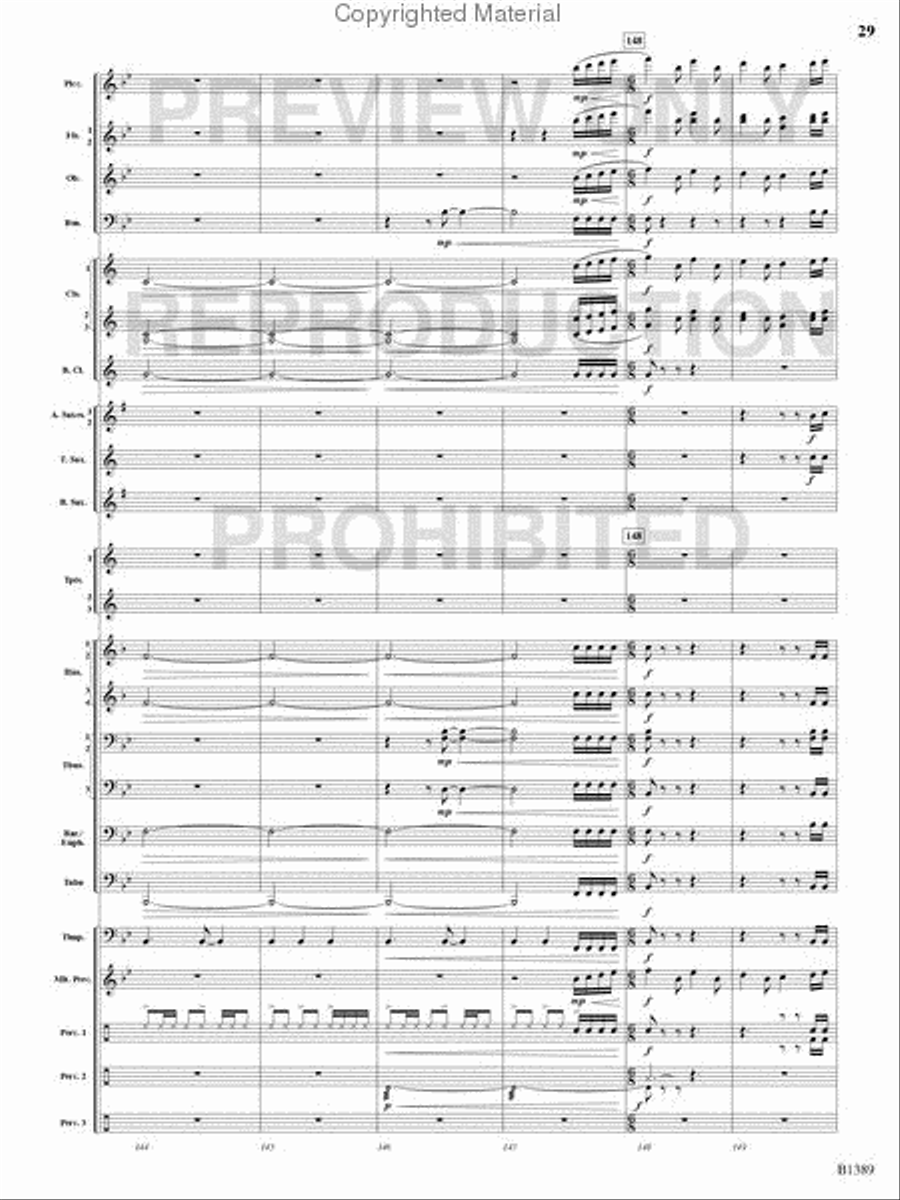 American Visions Concert Band scores gallery preview page 28