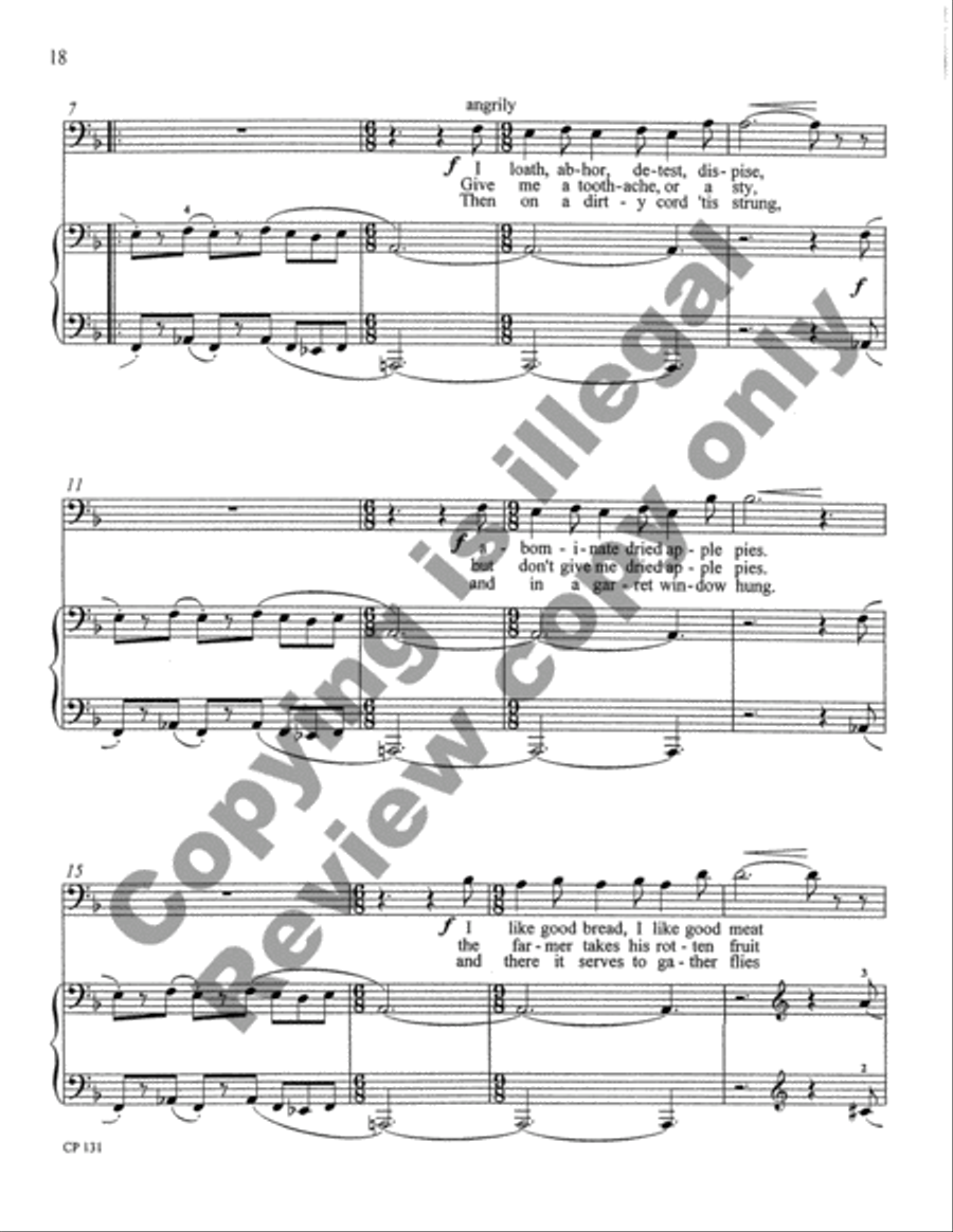 Eccentricities Medium Voice scores gallery preview page 19