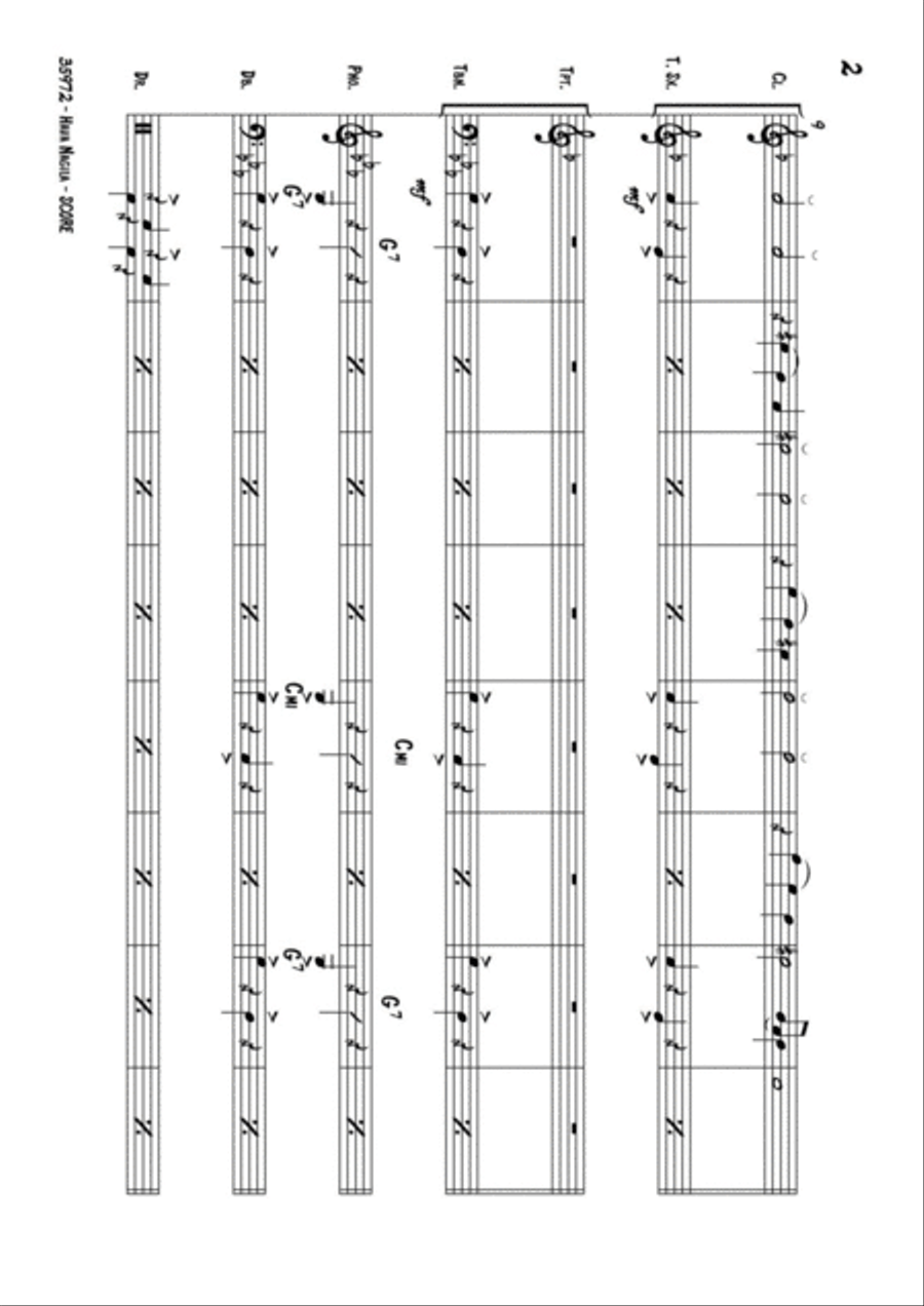 HAVA NAGILA Jazz Ensemble scores gallery preview page 3