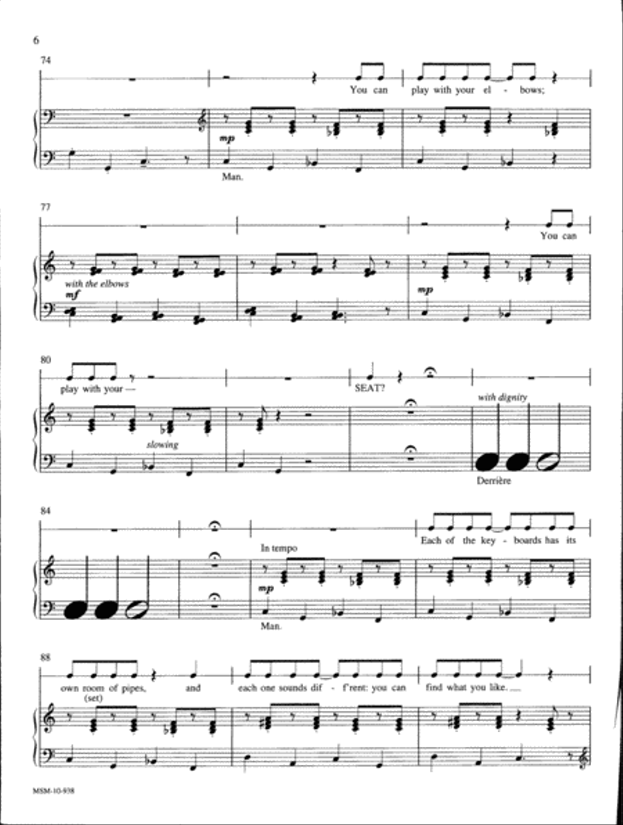 Rex: The King of Instruments Organ scores gallery preview page 4