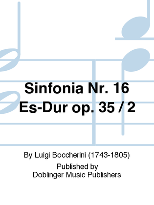 Sinfonia Nr. 16 Es-Dur op. 35 / 2