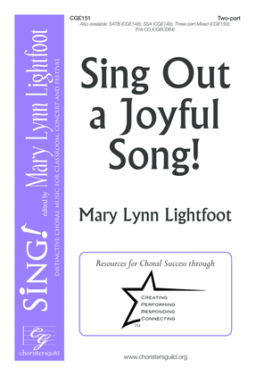 Book cover for Sing Out a Joyful Song!