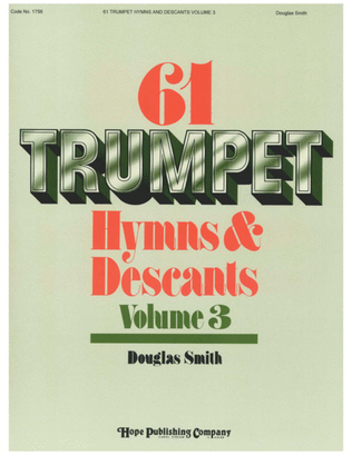 Book cover for 61 Trumpet Hymns and Descants, Vol. 3-Digital Download