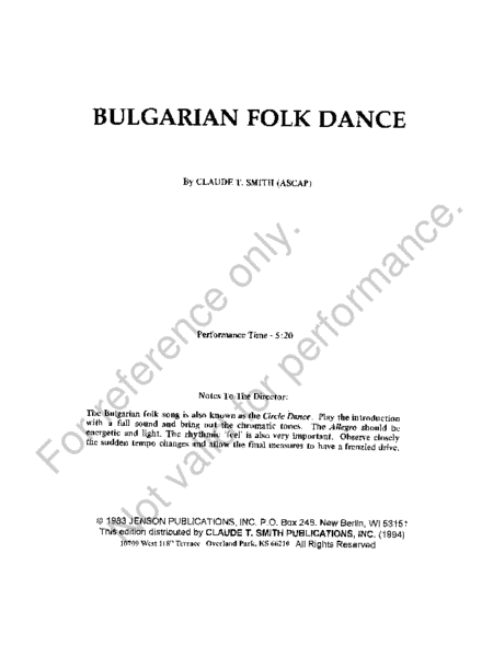 Bulgarian Folk Dance image number null