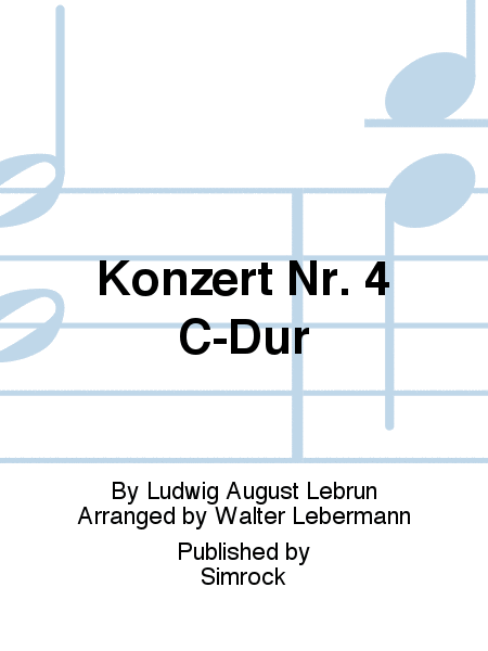 Konzert Nr. 4 C-Dur