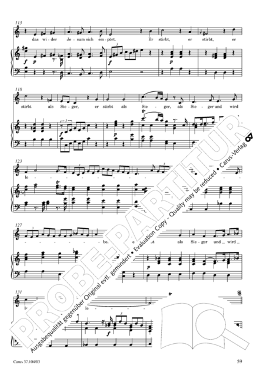 Ein Lammlein geht und tragt die Schuld 4-Part scores gallery preview page 60