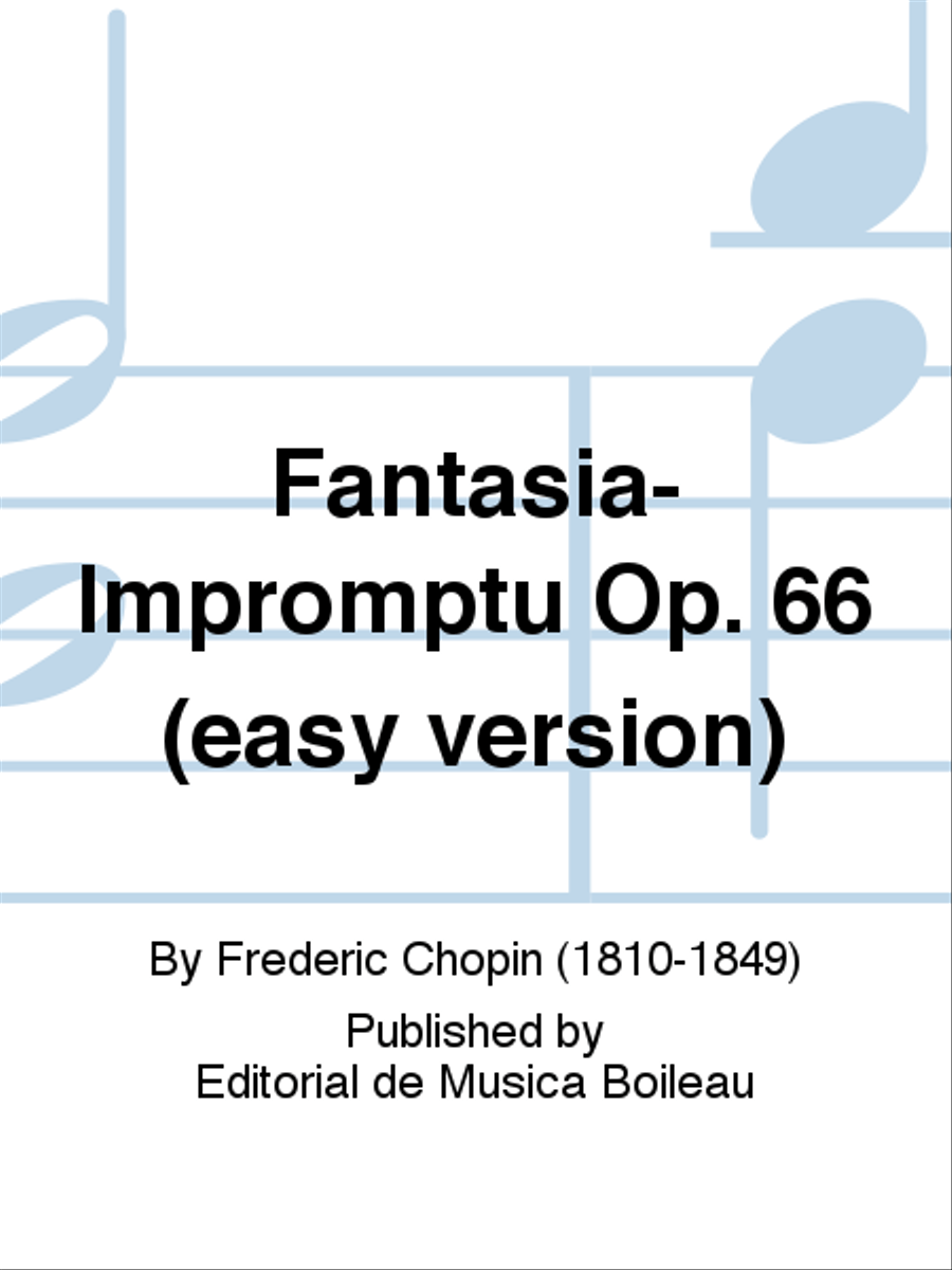 Fantasia-Impromptu Op. 66 (easy version)