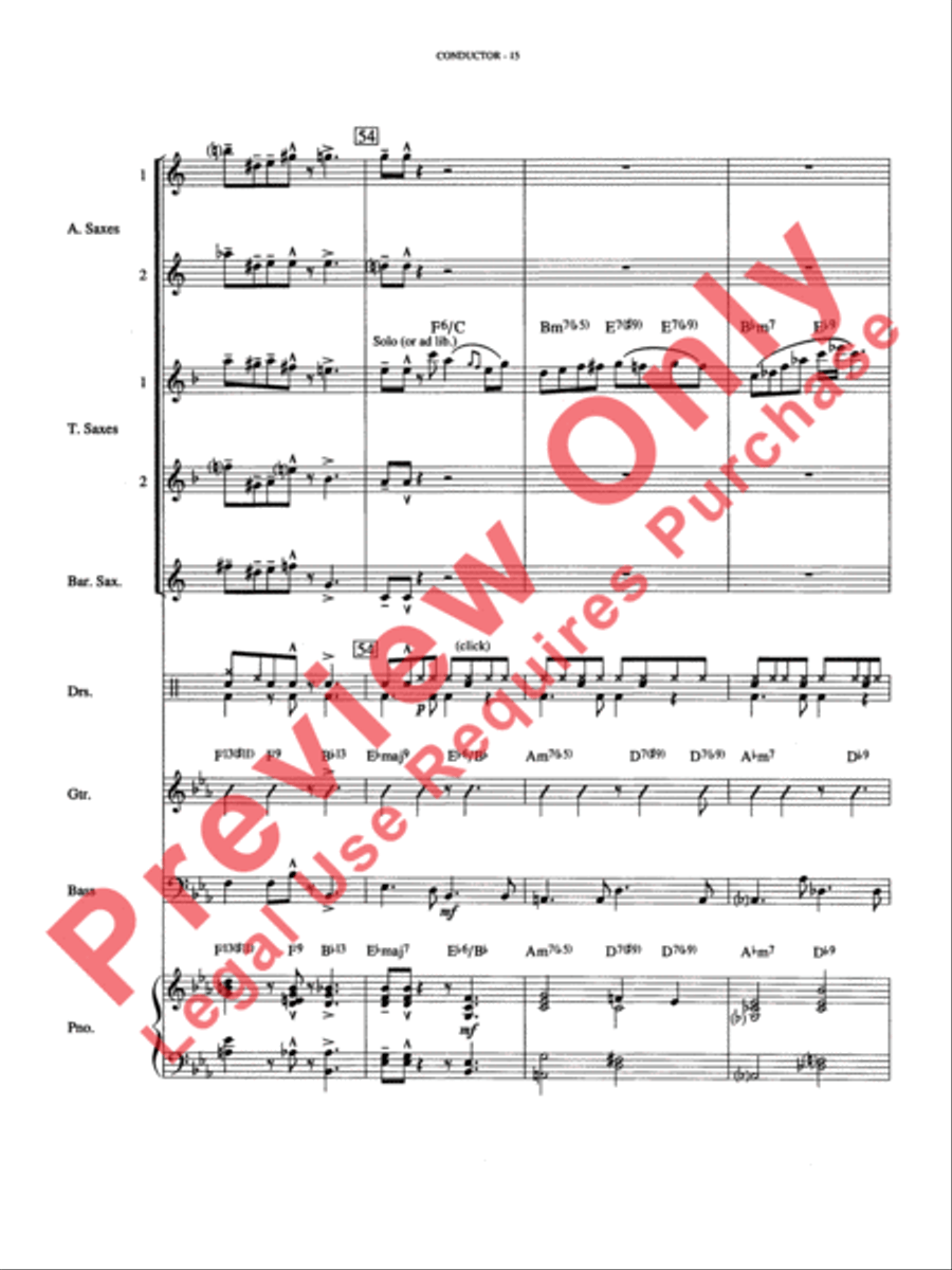Over the Rainbow Small Ensemble scores gallery preview page 16