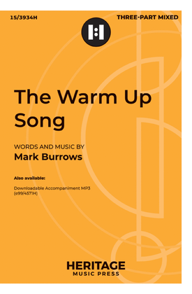 Book cover for The Warm Up Song