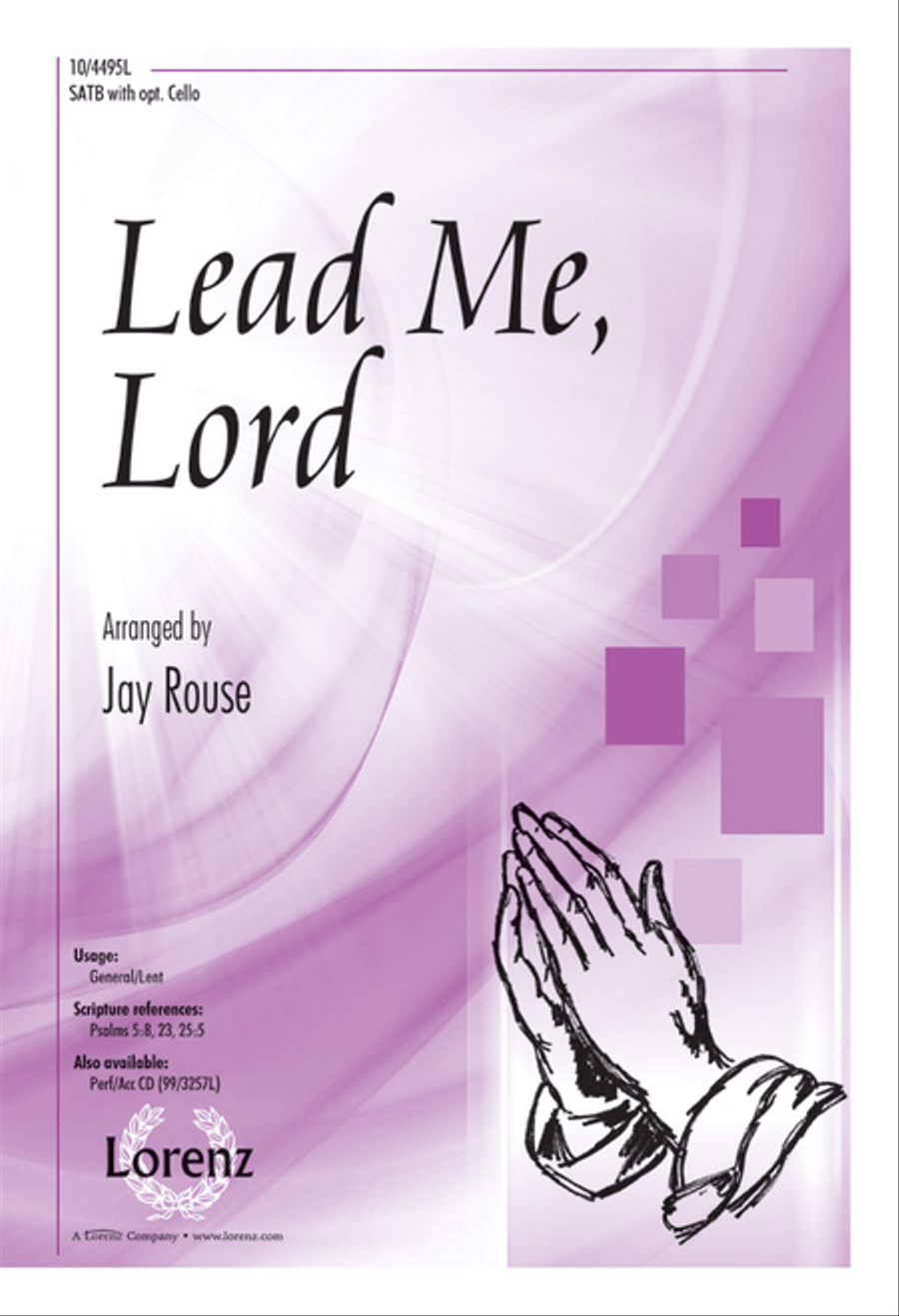 Lead Me, Lord Lead Me, Lord 4-Part scores gallery preview page 1