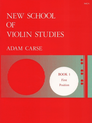 Book cover for New School Of Violin Studies Book 1