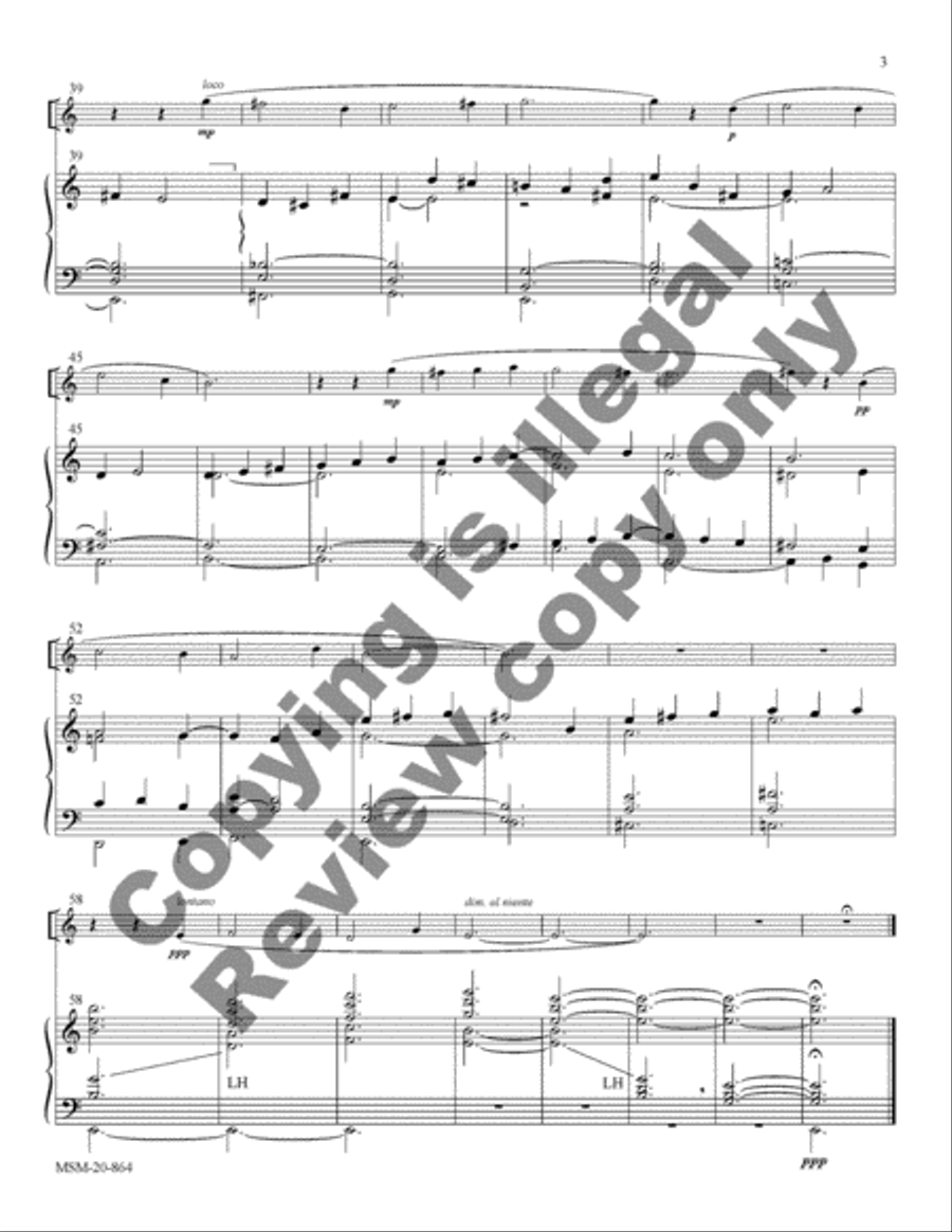 Four Chorale Meditations for Organ and Solo Instrument Four Chorale Meditations for Organ and Solo Instrument Organ scores gallery preview page 14